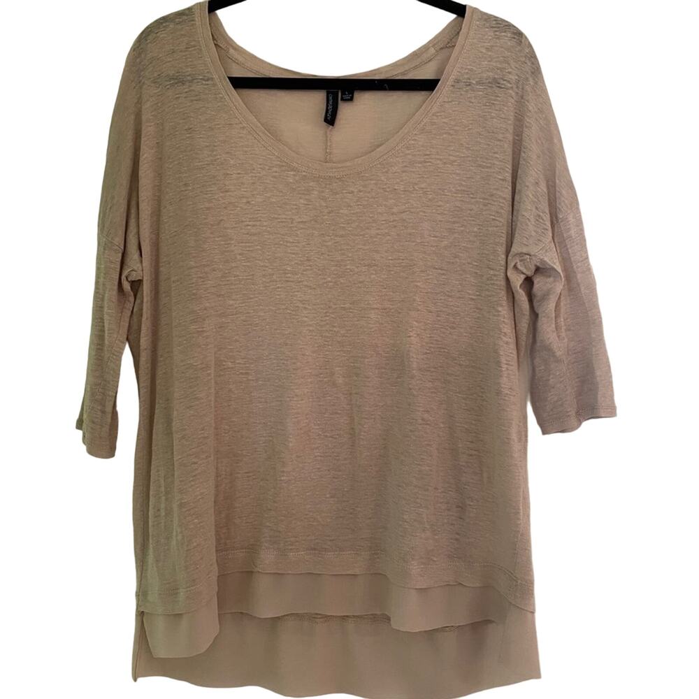 Cynthia Rowley Tan Tunic Top
